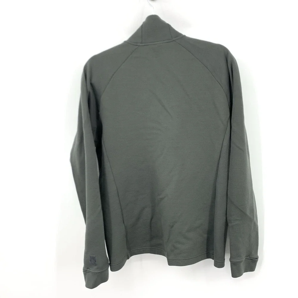Smartwool‎ Men Size Medium Jacket Green Merino Wool Blend Zip Front Sweater Top